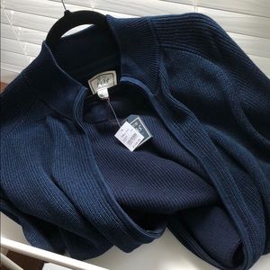 Jos. A. Bank zip up sweater L NWT $150